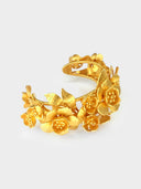 Valentino • Floral Cuff Gold