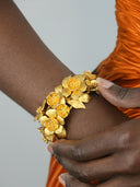 Valentino • Floral Cuff Gold