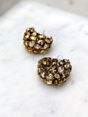 Oscar De La Renta • Crystal Domed Earrings