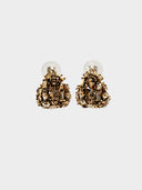 Oscar De La Renta • Crystal Domed Earrings