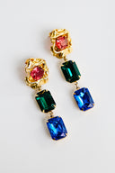 Sterling King • Ada multi-coloured crystal Earrings
