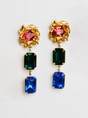 Sterling King • Ada multi-coloured crystal Earrings