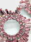 Amina Muaddi • Begum Crystal Embellished Earrings Pink