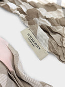 Burberry • Vintage Check Wool-Silk Scarf