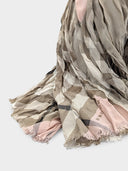 Burberry • Vintage Check Wool-Silk Scarf