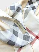 Burberry • Vintage Hankerchief Bandana Silk Scarf