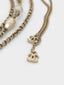 Chanel • CC Necklace with Rhinestones and Pearls