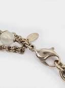 Chanel • CC Necklace with Rhinestones and Pearls