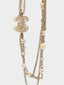 Chanel • CC Necklace with Rhinestones and Pearls