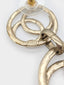Chanel - CC Light Gold Swing Earrings
