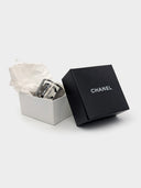 Chanel • Karl Lagerfeld Cut-Out CC Ruthenium Cuff