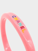 Chanel • Pale Pink CC Resin Bangle