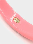 Chanel • Pale Pink CC Resin Bangle