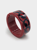 Chanel • Red Coco “Gabrielle” Resin Bangle