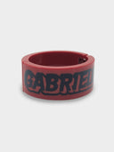 Chanel • Red Coco “Gabrielle” Resin Bangle