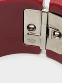 Chanel • Red Coco “Gabrielle” Resin Bangle