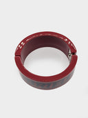 Chanel • Red Coco “Gabrielle” Resin Bangle