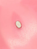 Chanel • Karl Lagerfeld CC Pink & White Resin Cuff