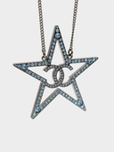 Chanel • CC Crystal Star Pendant Necklace