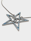 Chanel • CC Crystal Star Pendant Necklace