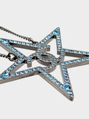 Chanel • CC Crystal Star Pendant Necklace