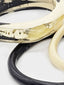 Dinosaur Designs • Black & Bone Bangle Stack