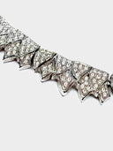 Christian Dior • Silver Crystal Choker