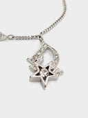 Dior • Crystal Star & Pump Bracelet Silver