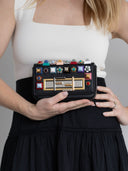 Fendi • Mini Baguette Dolce Vita Flowers and Studs Bag