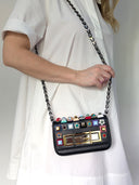 Fendi • Mini Baguette Dolce Vita Flowers and Studs Bag