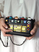 Fendi • Mini Baguette Dolce Vita Flowers and Studs Bag