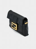 Fendi • Crinkled Patent Leather Baguette Clutch Bag