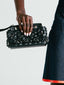 Fendi • Leather Flowerland Studded By The Way Bag Black