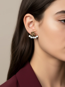 Gucci • Crystal Double G Single Earring