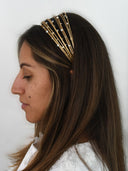 Unsigned • Gold Pearl Headband