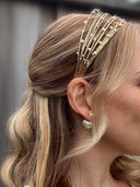 Unsigned • Gold Pearl Headband