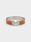 Hermès • Clic H Bracelet Silver Orange Fruité