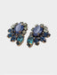 House of Emmanuele • Vintage Blue Crystal Earrings