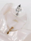 Lele Sadoughi • Mother of Pearl small paper lily earrings