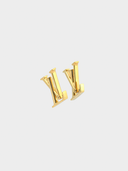 Louis Vuitton • Macro LV Gold Earrings