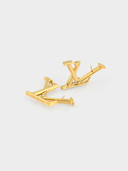 Louis Vuitton • Macro LV Gold Earrings