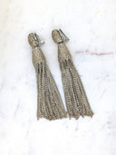 Oscar De La Renta • Chain Tassel Earring