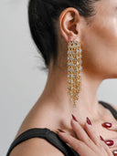Oscar De La Renta • Crystal Chain Earrings