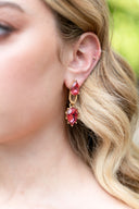 Oscar De La Renta • Pink Drop Earrings