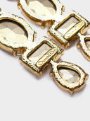 Oscar De La Renta • White crystal earrings