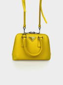Prada • Saffiano Yellow Mini Promenade bag