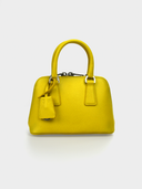 Prada • Saffiano Yellow Mini Promenade bag