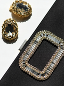 Roger Vivier • Black Satin Pilgrim Clutch Bag