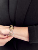 Saint Laurent • Gold Chain Fob Bracelet