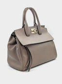 Salvatore Ferragamo • The Studio Bag (M) Taupe Brown